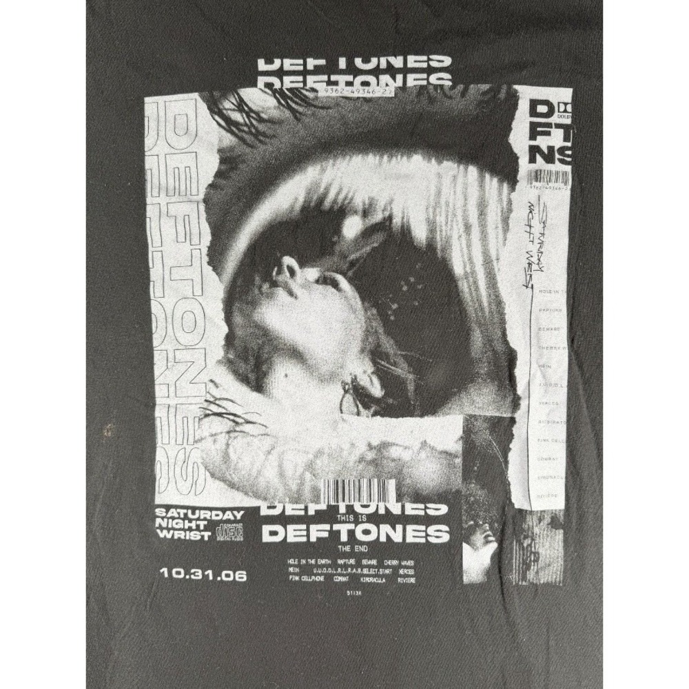 Deftones Saturday Night Wrist Album Promo Shirt XL Black Tultex Band Merch - Picture 8 of 9